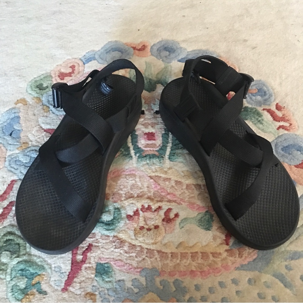 Chaco Z Cloud Z/1 Cloud Classic Sandals J106763 Ankle Strap Black Mens Sz 10